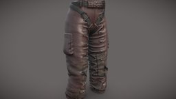 Female Apocalyptic Grunge Urban Cargo Pants