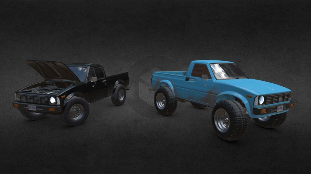 pickup truck 3d model