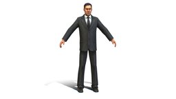 Agent Man Black Suit