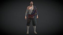 Samurai Character PBR Game Ready