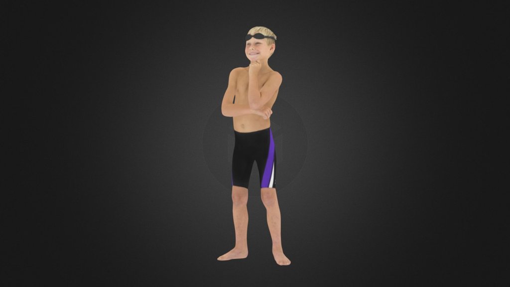 Keegan Swimmer 3d model