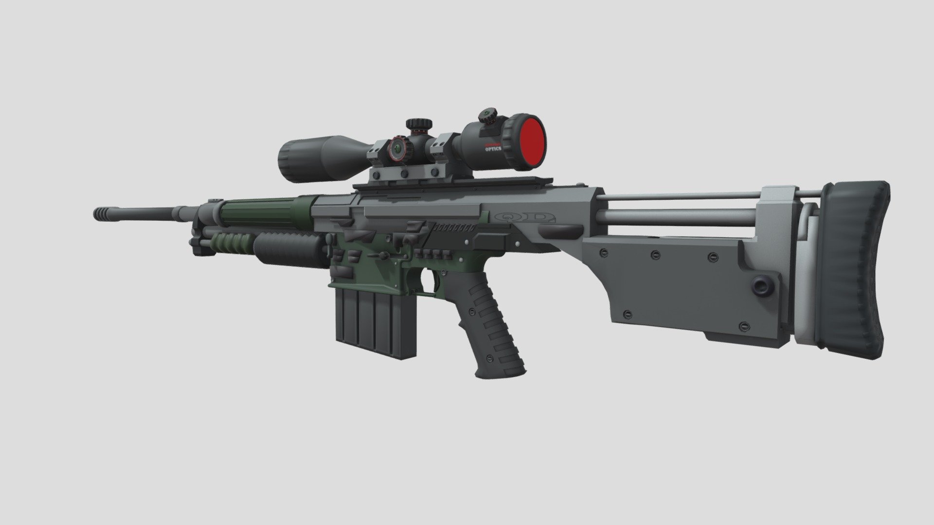 Sniper 3d model