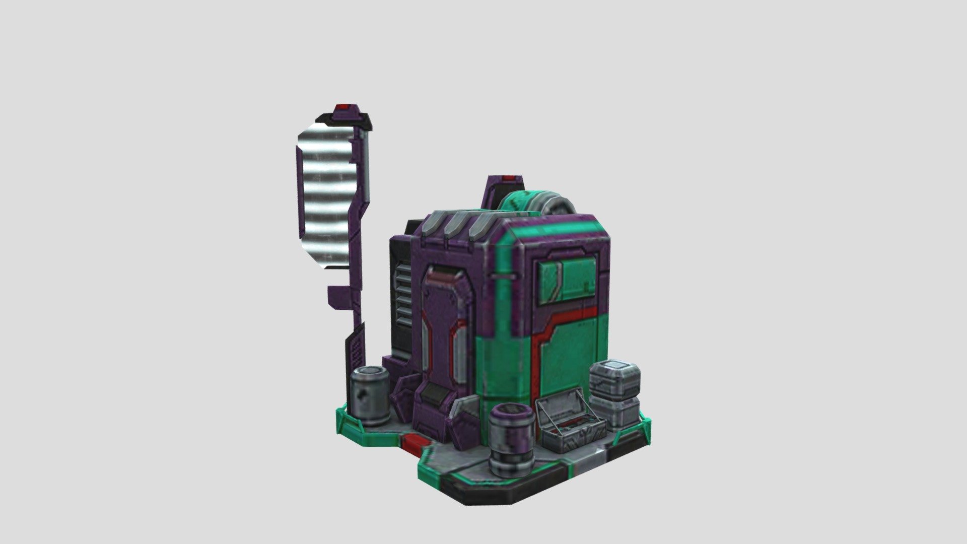 Earth Wars Research Lab (Decepticon) 3d model