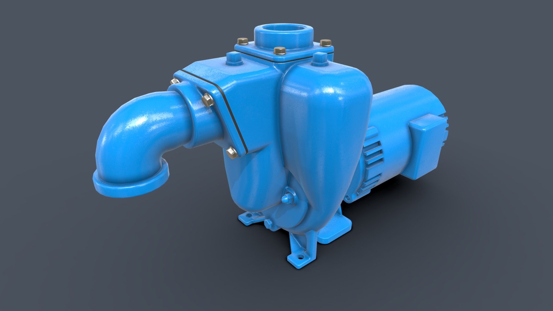 22MPC Self-Priming Pump 3d model