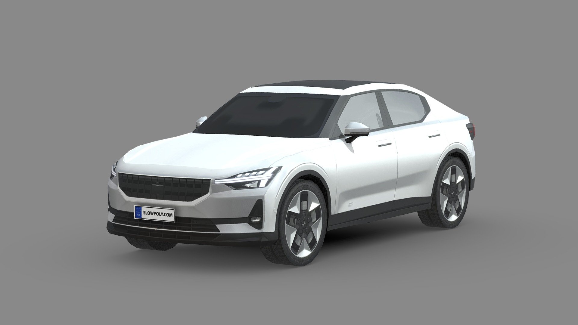 Polestar 2 2023 3d model