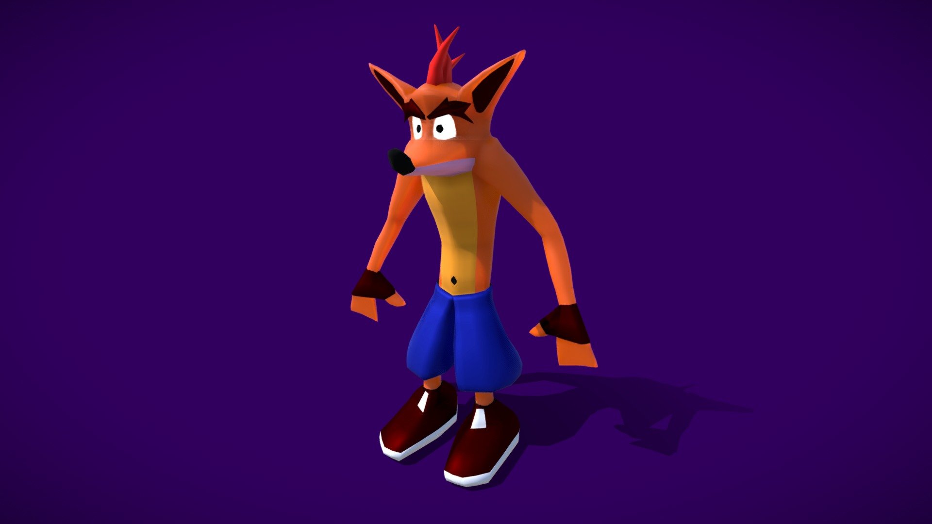 Crash Bandicoot 3d model