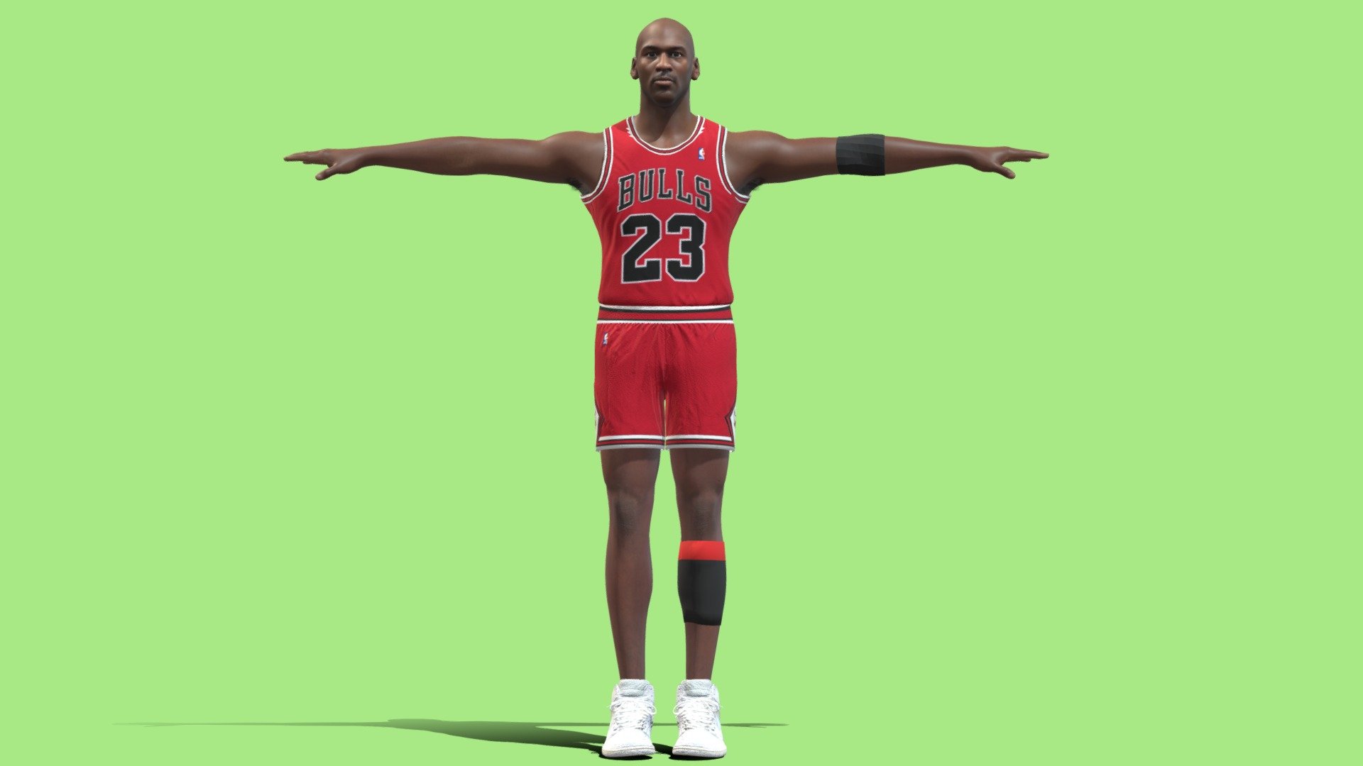 T-P Rigged Michael Jordan NBA 3d model