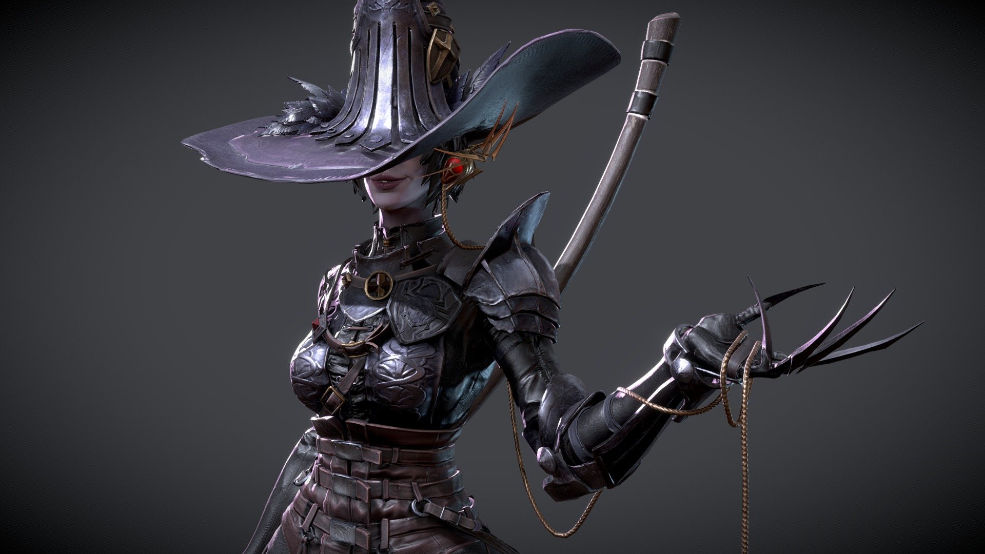 The Huntress 3d model