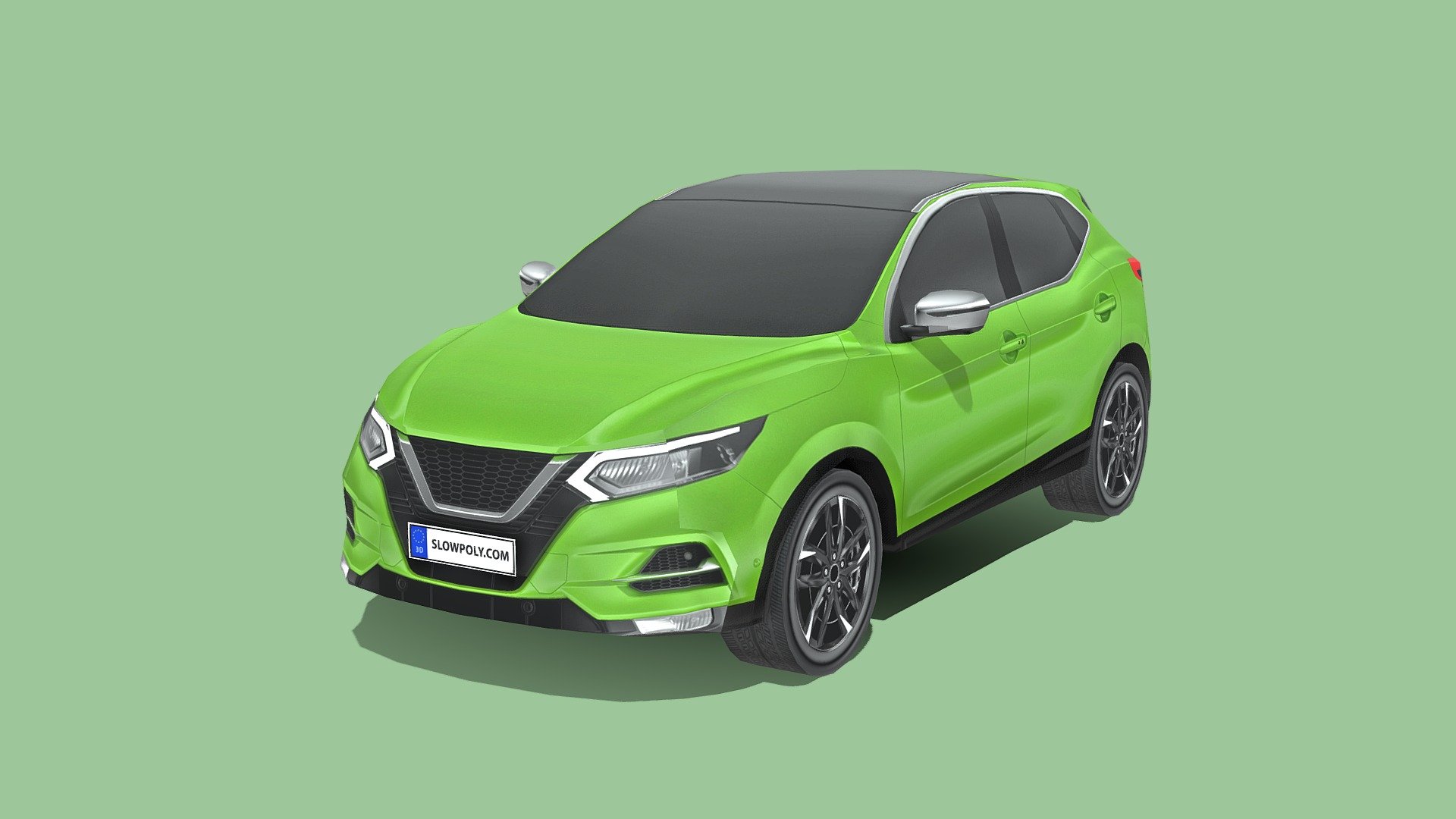 Nissan Qashqai 2018 3d model