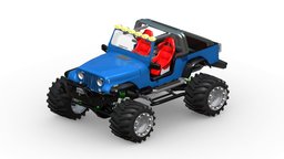 3d Model Jeep CJ 8