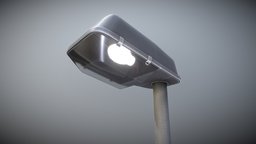 Street Light (3) (Low-Poly Version)