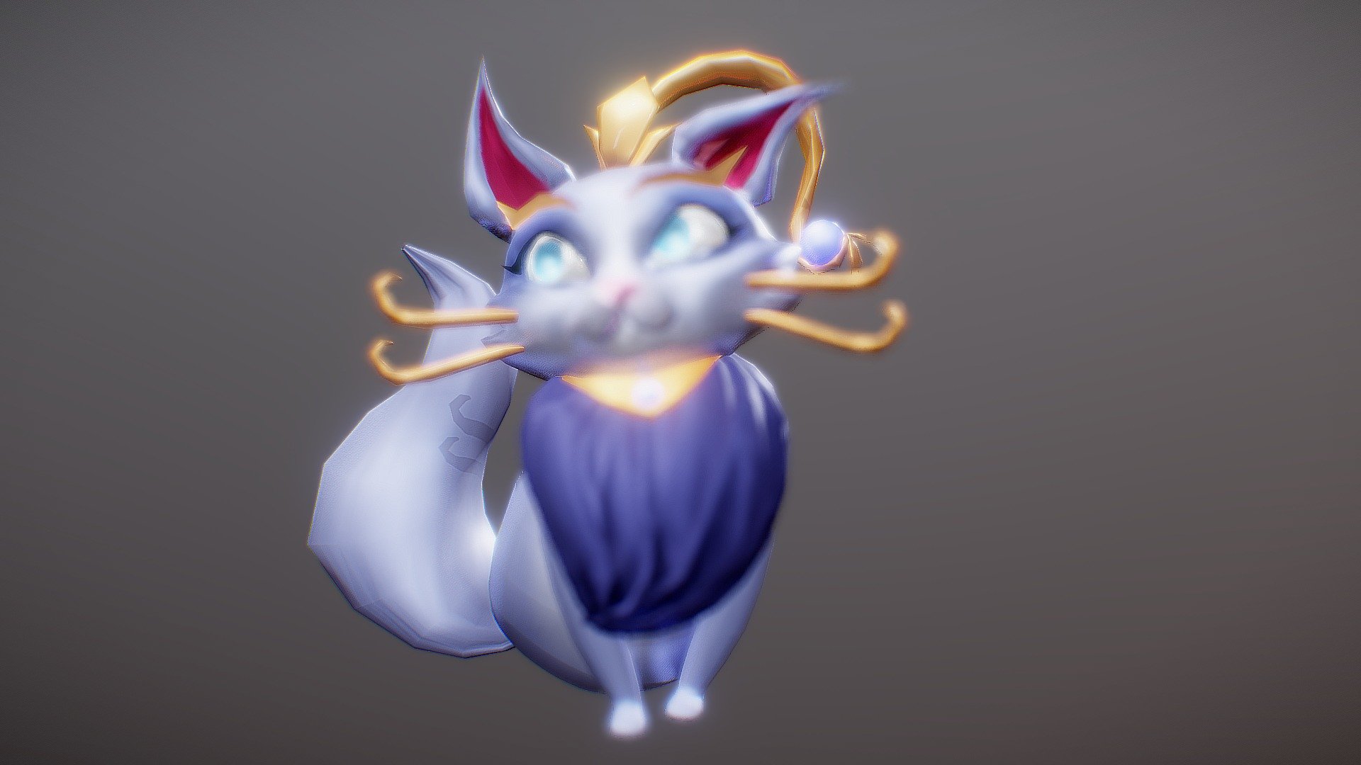 Yuumi League Of Legends Fanart 3d model