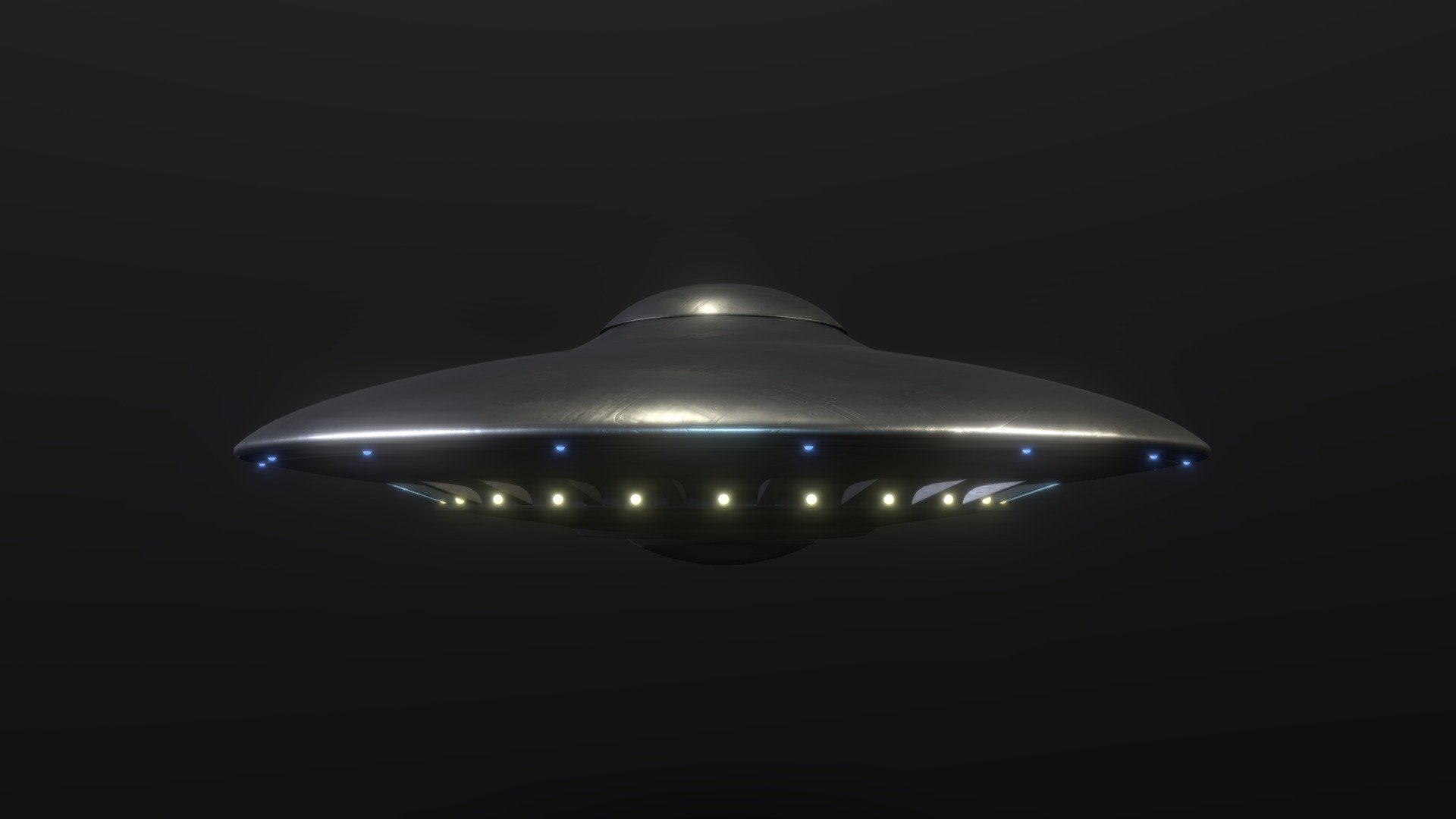 UFO Realistic Spaceship 3d model