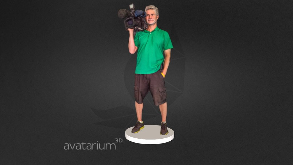 Roz the Cameraman 3d model