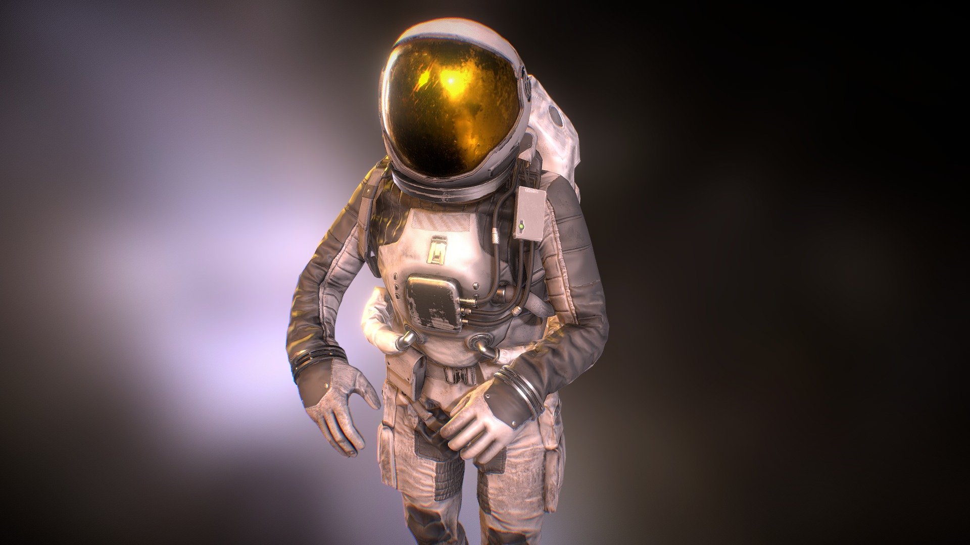 astronaut 3d model