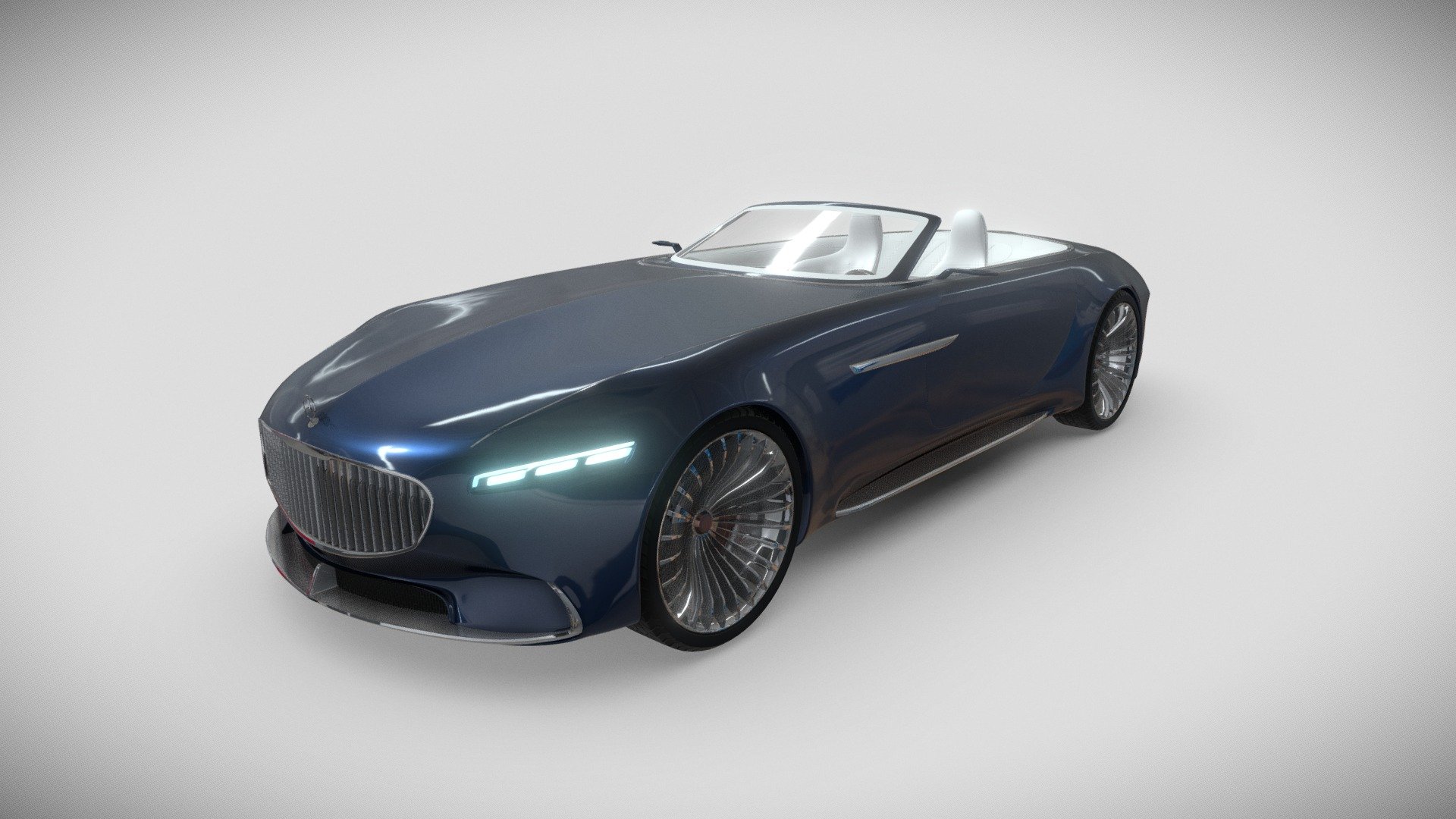 Mercedes-Maybach 6 Cabriolet 3d model