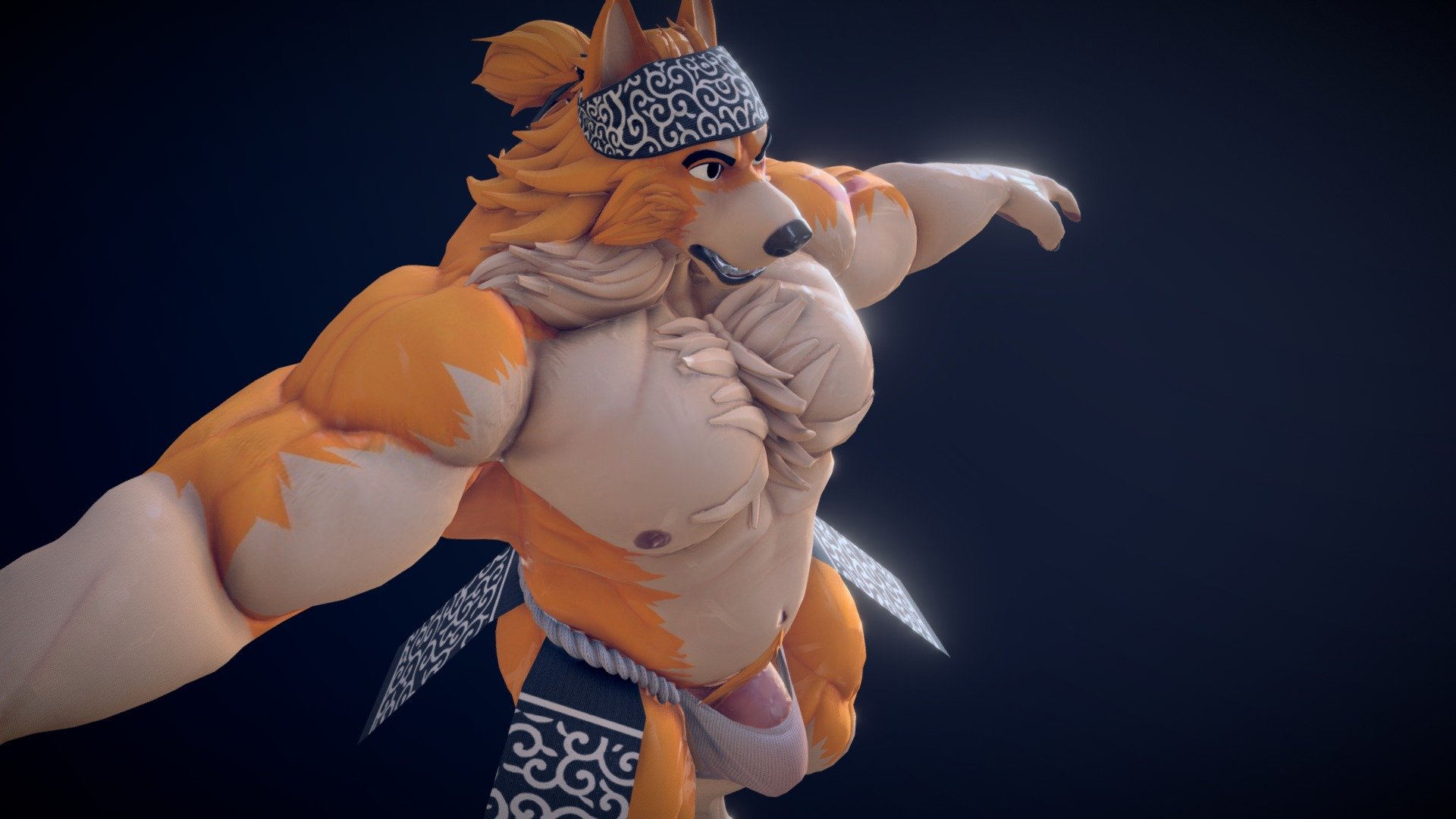 Oki-karu 3d model