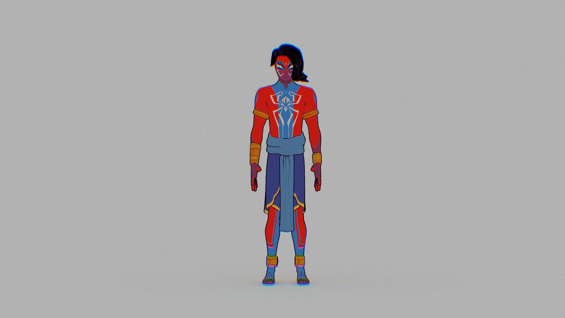 Spider-man India (Across the Spider-verse) 3d model