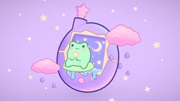 Frog Tamagotchi _(°︿°)_