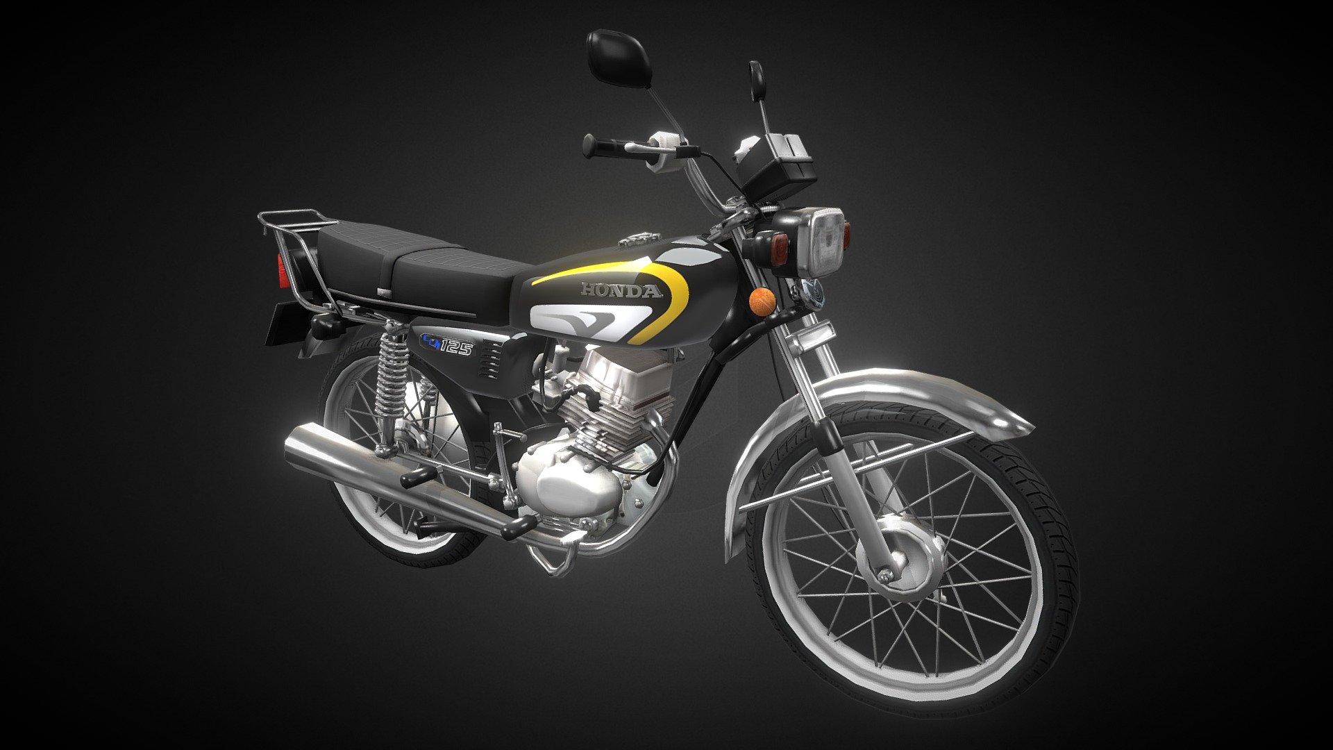 motorcycle 3d model