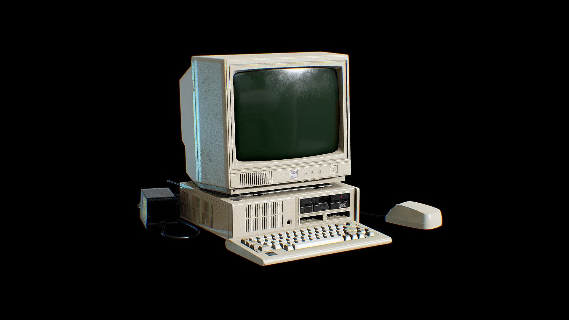 IBM PCjr 4863 Computer-Freepoly.org 3d model