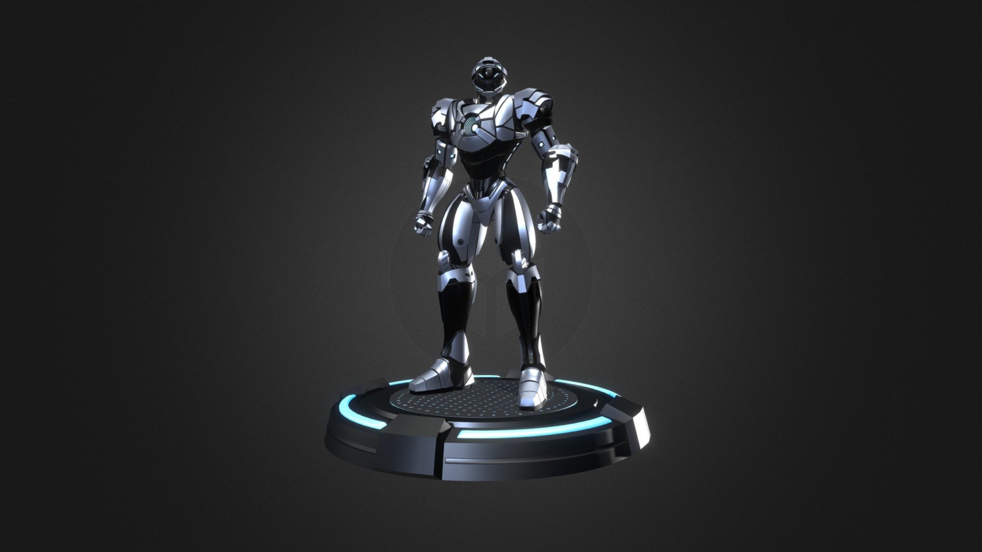 Robot character RTS01 3d model