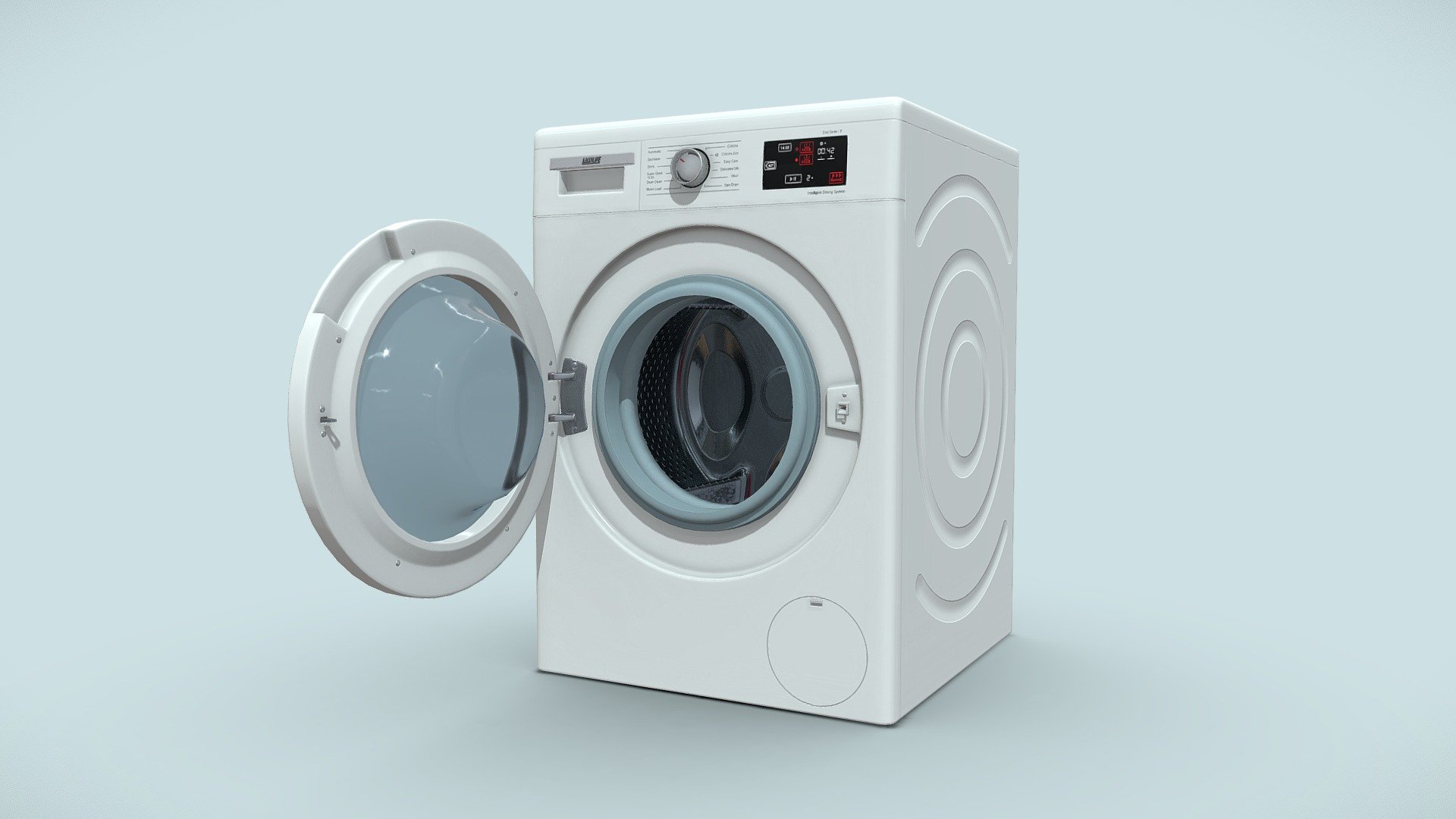 lowpoly washing machine 3d model