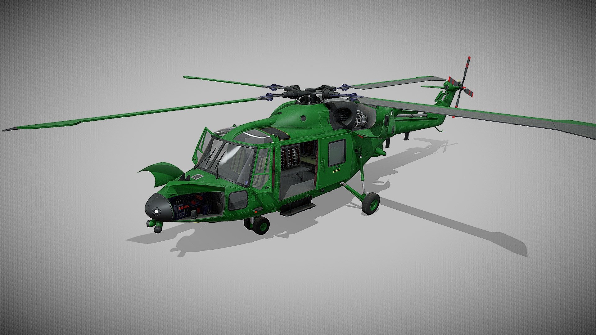 Westland Lynx 3d model