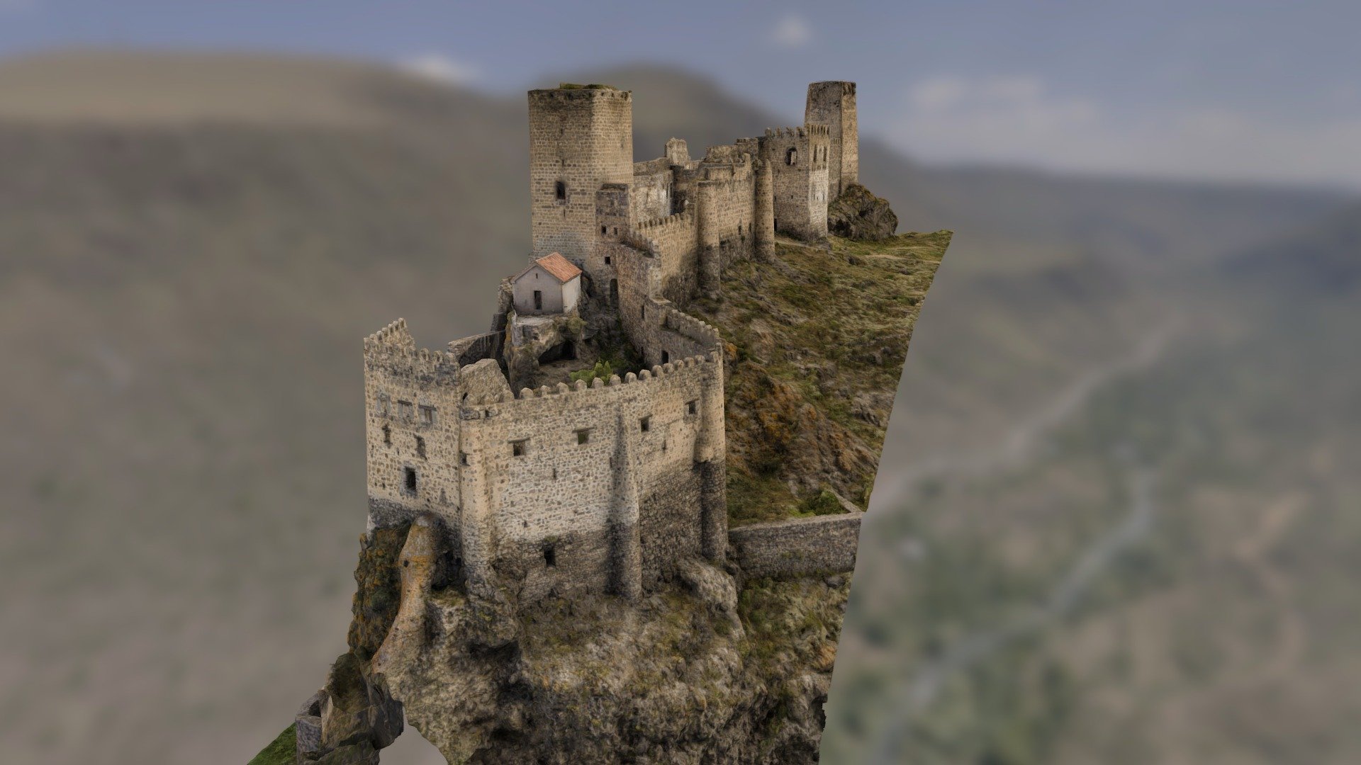 Khertvisi Fortress 3d model