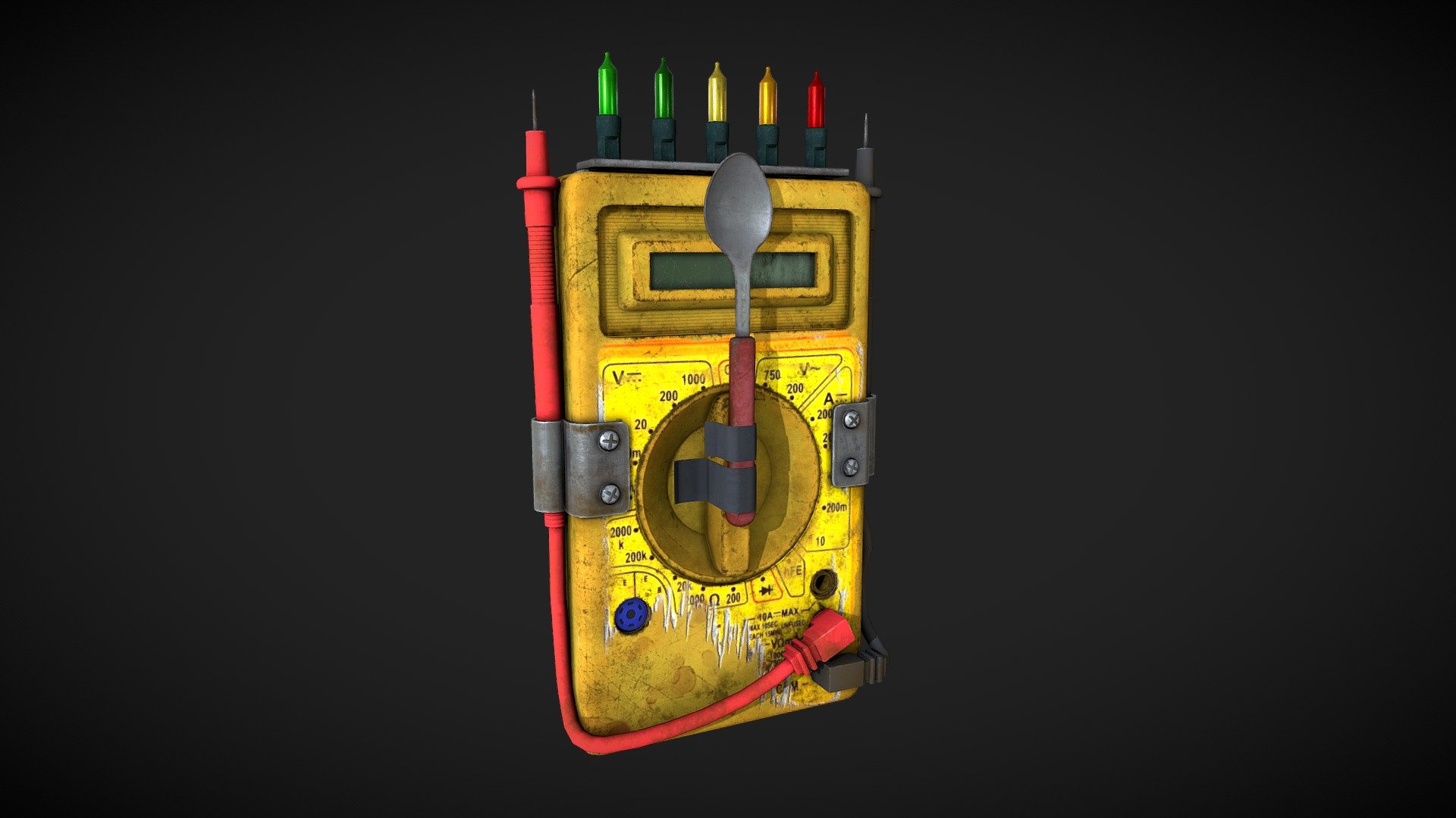 EMF Multimeter with a Spoon 3d model