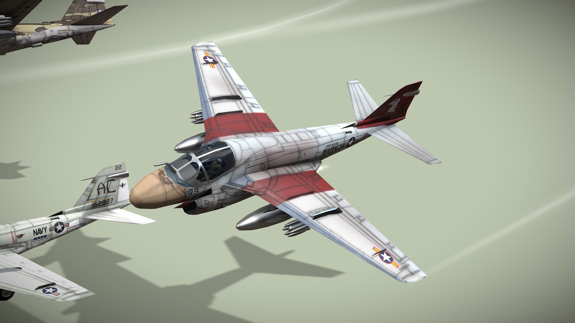 Grumman A-6 Intruder 3d model