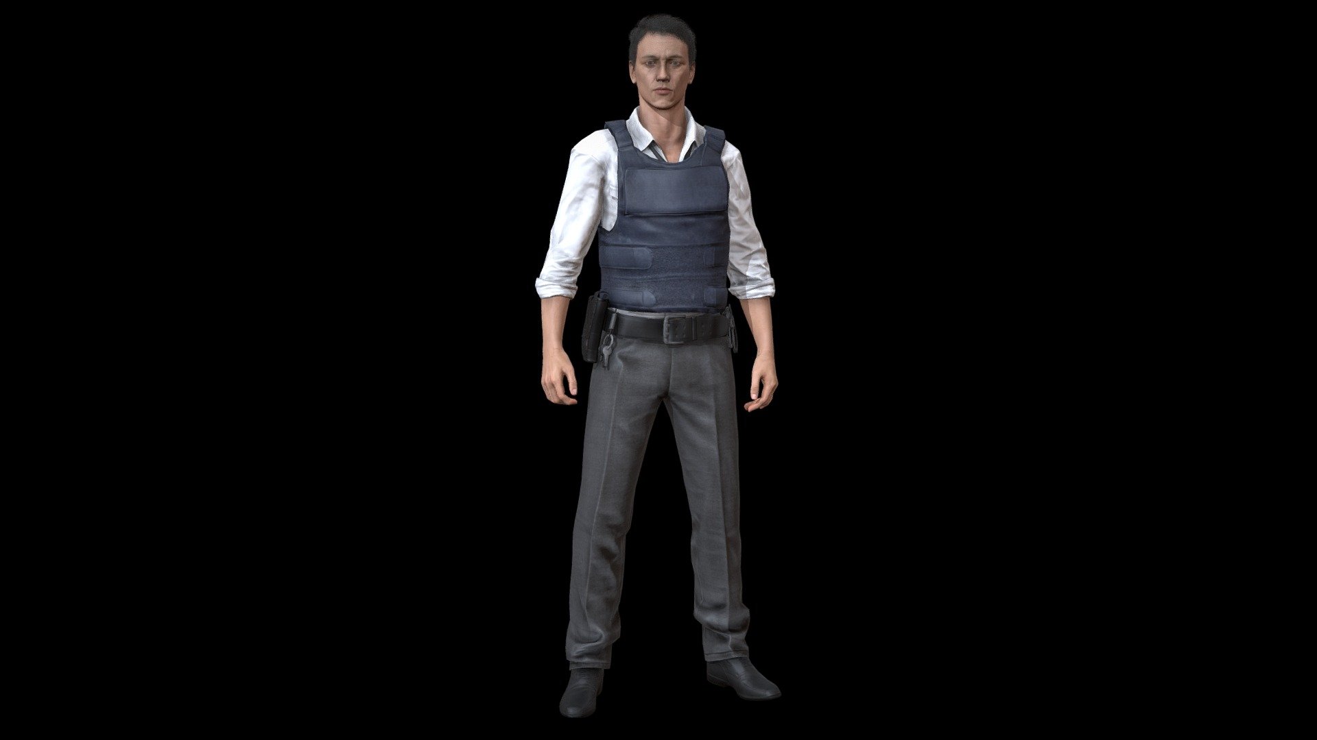 Police 3d model