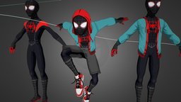 Spider-Man Miles Morales (Full Rigged)