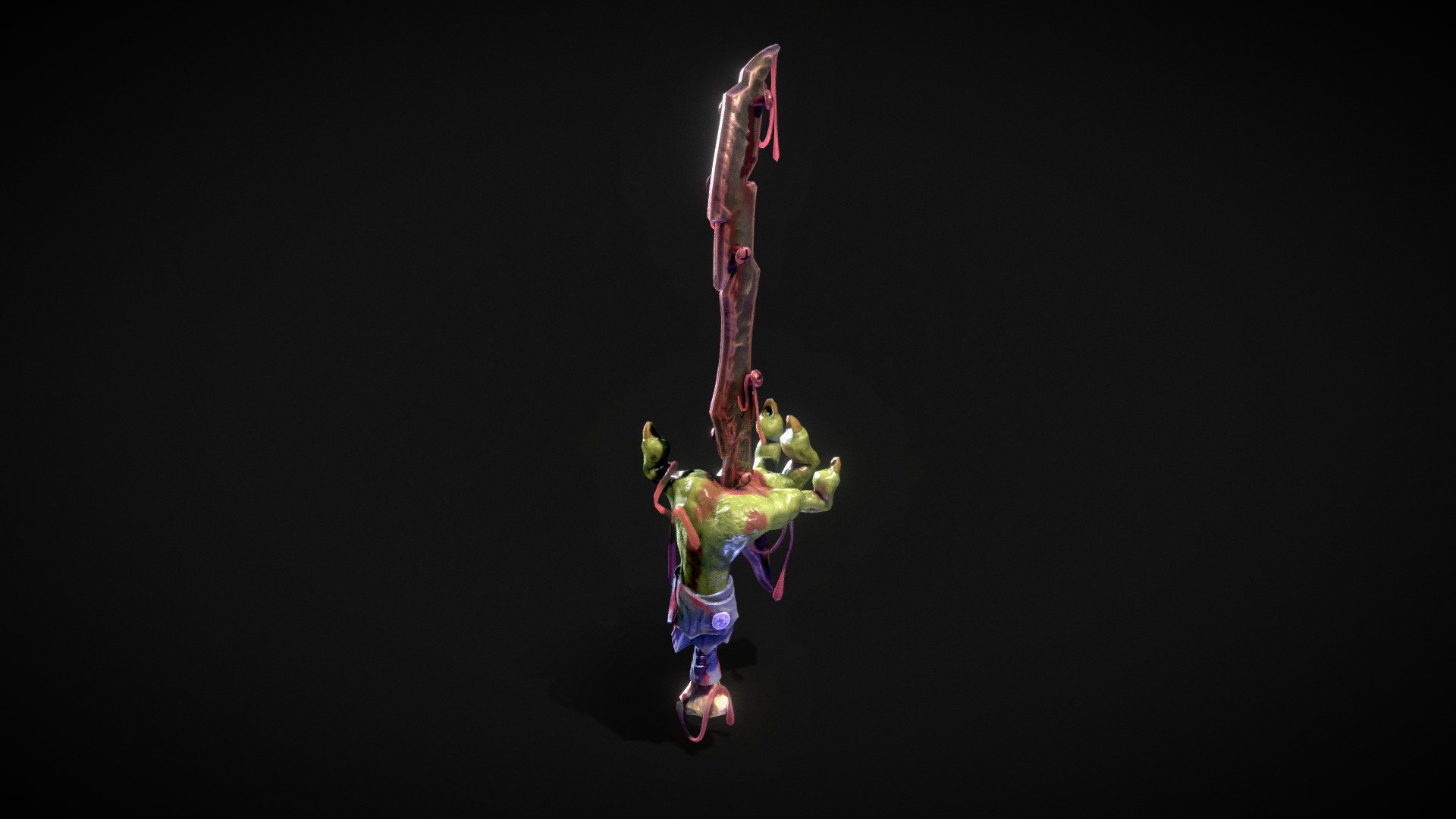 Swordtember 2023 Zombie Sword 3d model