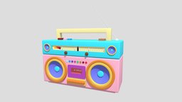 Cartoon Boombox