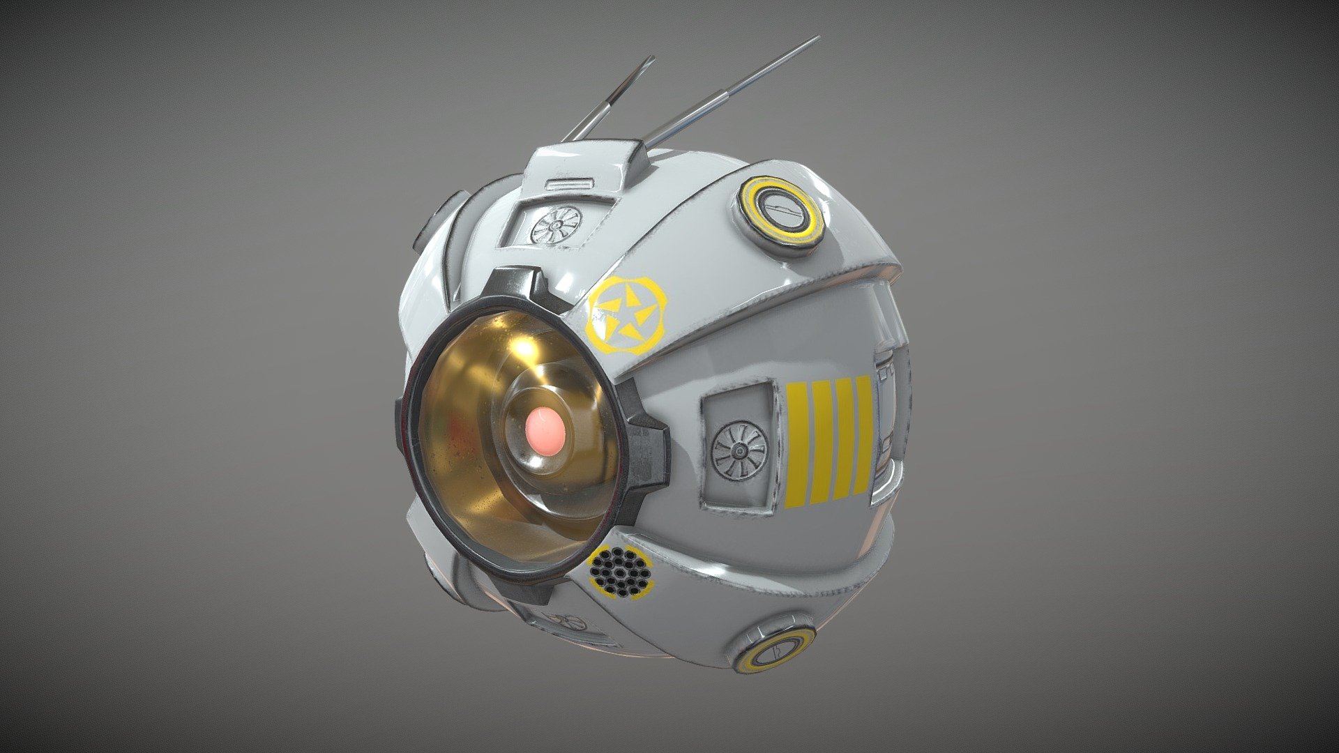 Scifi Drone 3d model