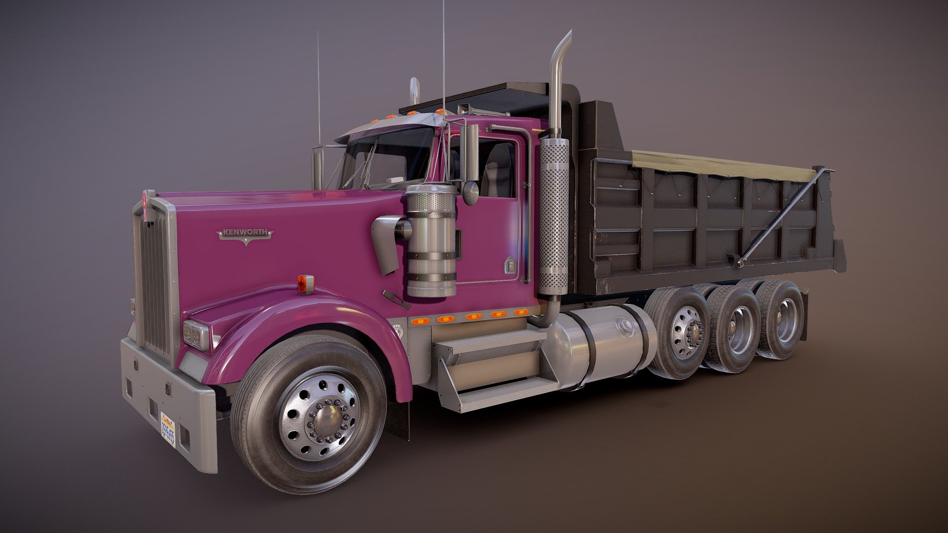 Kenworth dumptruck 3d model