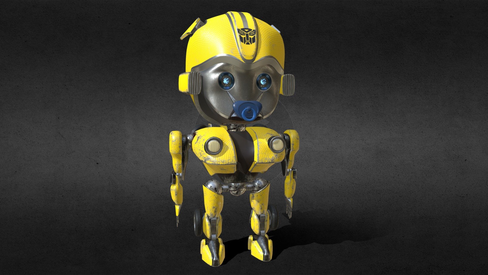 BabyBee Bumblebee 3d model