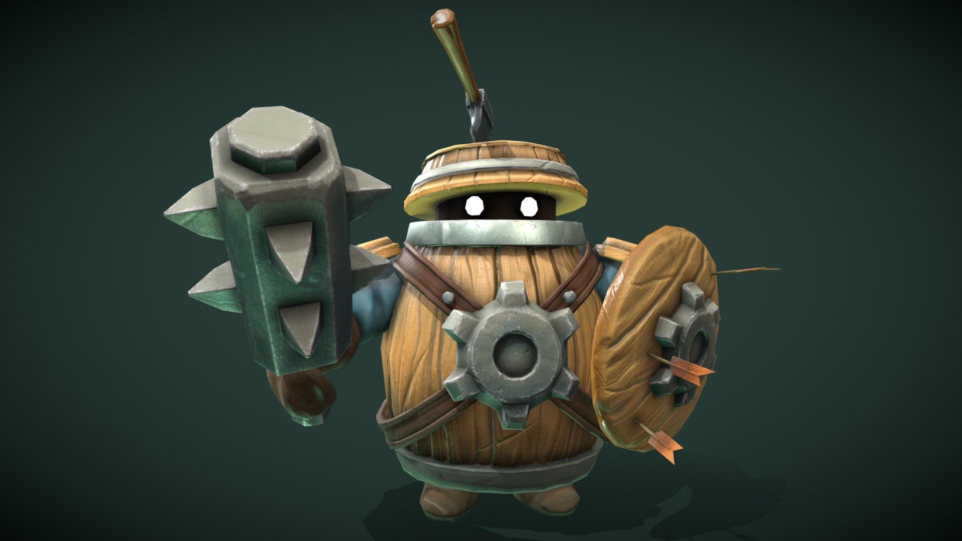 Billy Barrel 3d model