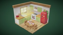 Stylized Kitchen Diorama