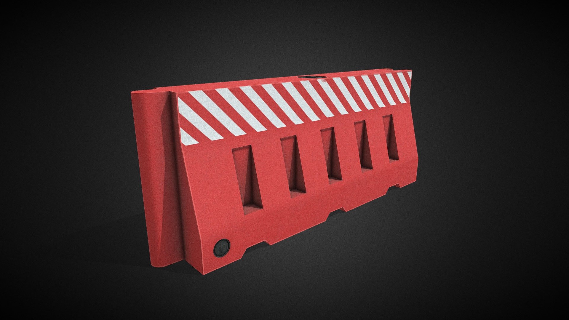 Traffic Barricade 3d model