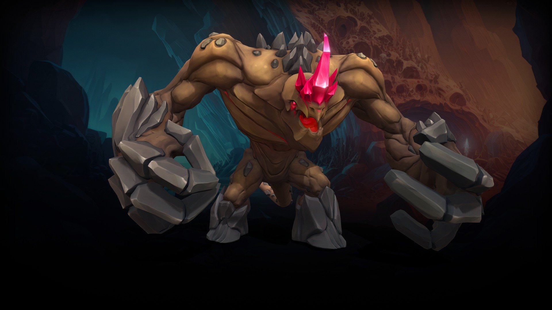 Stylized Cave Crasher 3d model