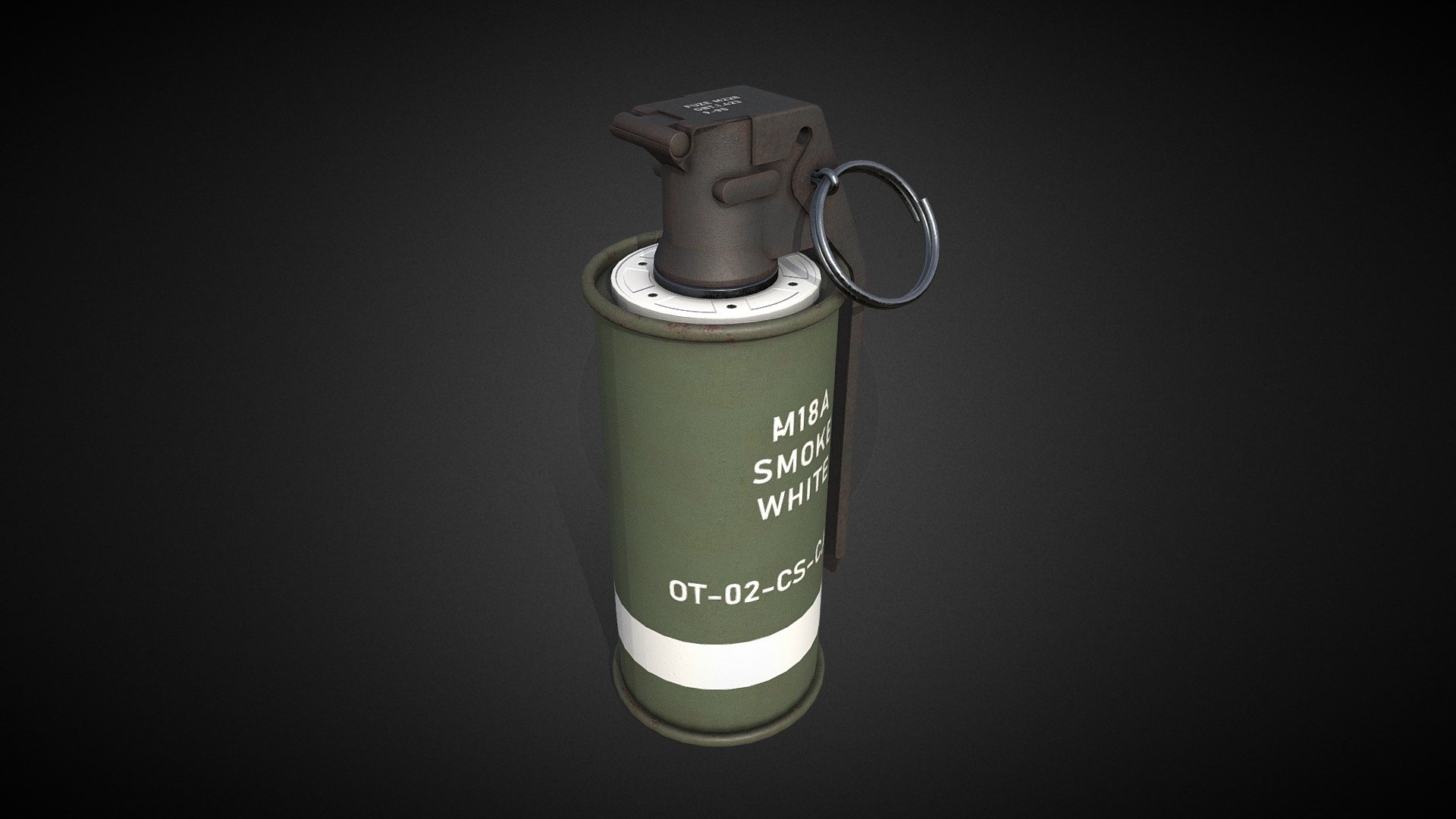 Smoke Grenade 3d model