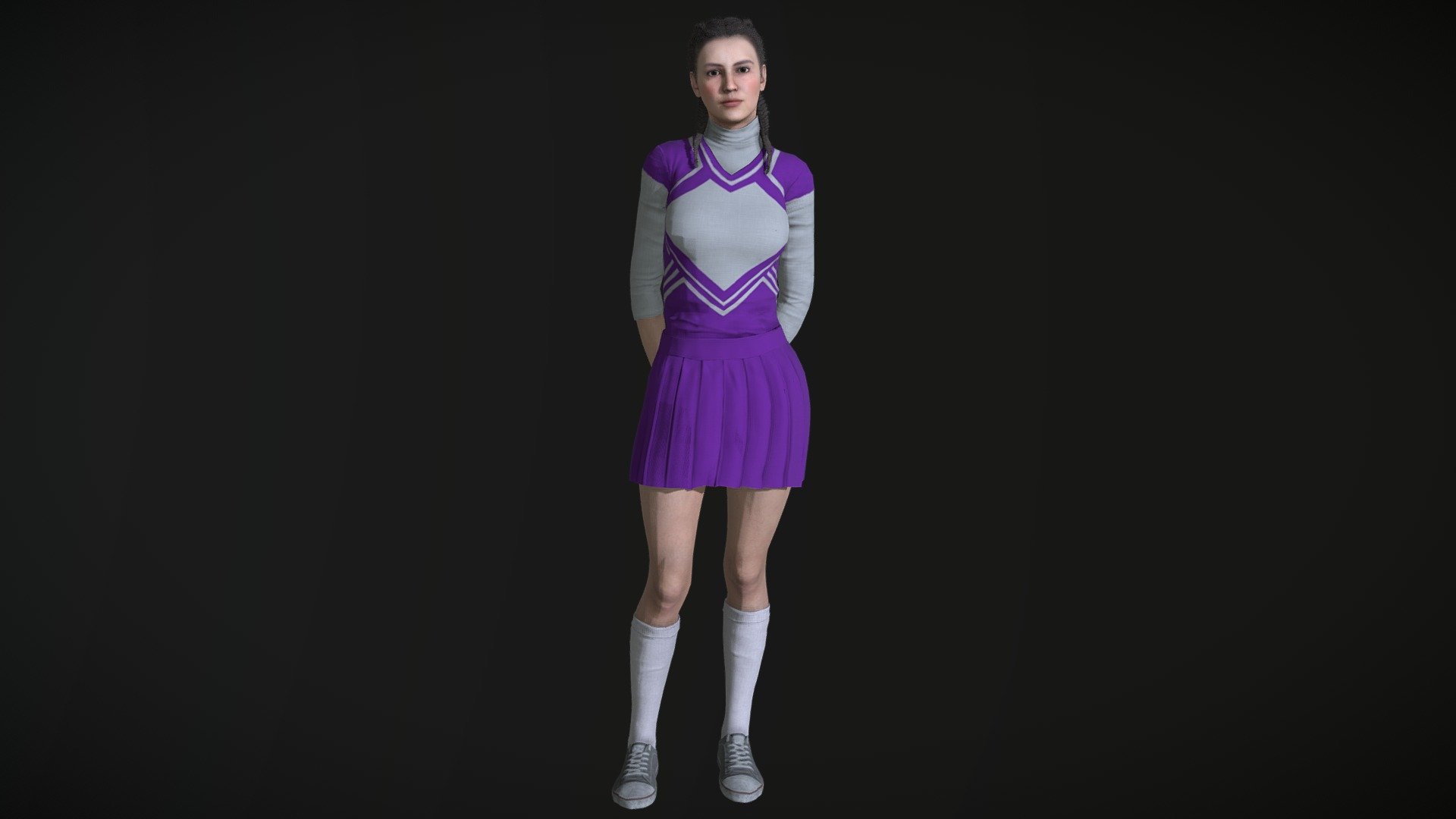 Cheerleader 3d model