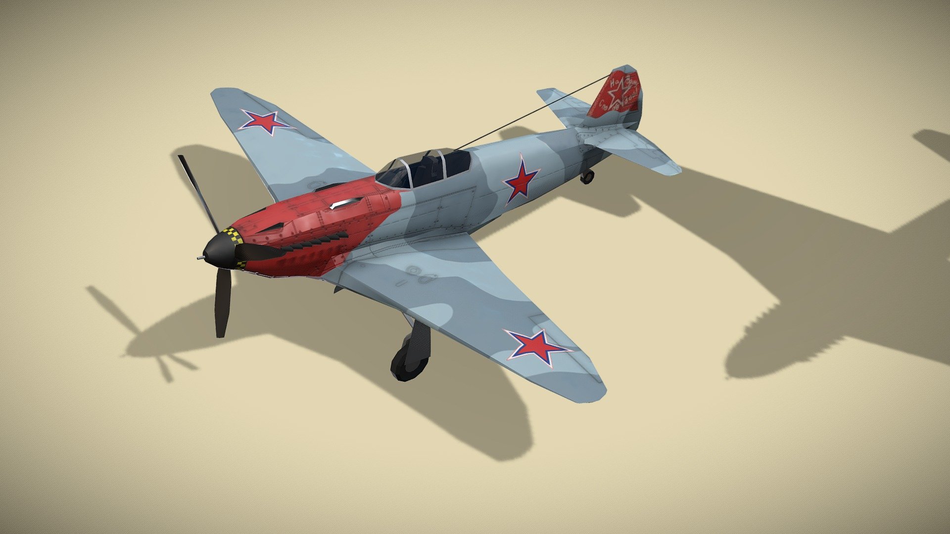 Yakovlev YAK-3 3d model