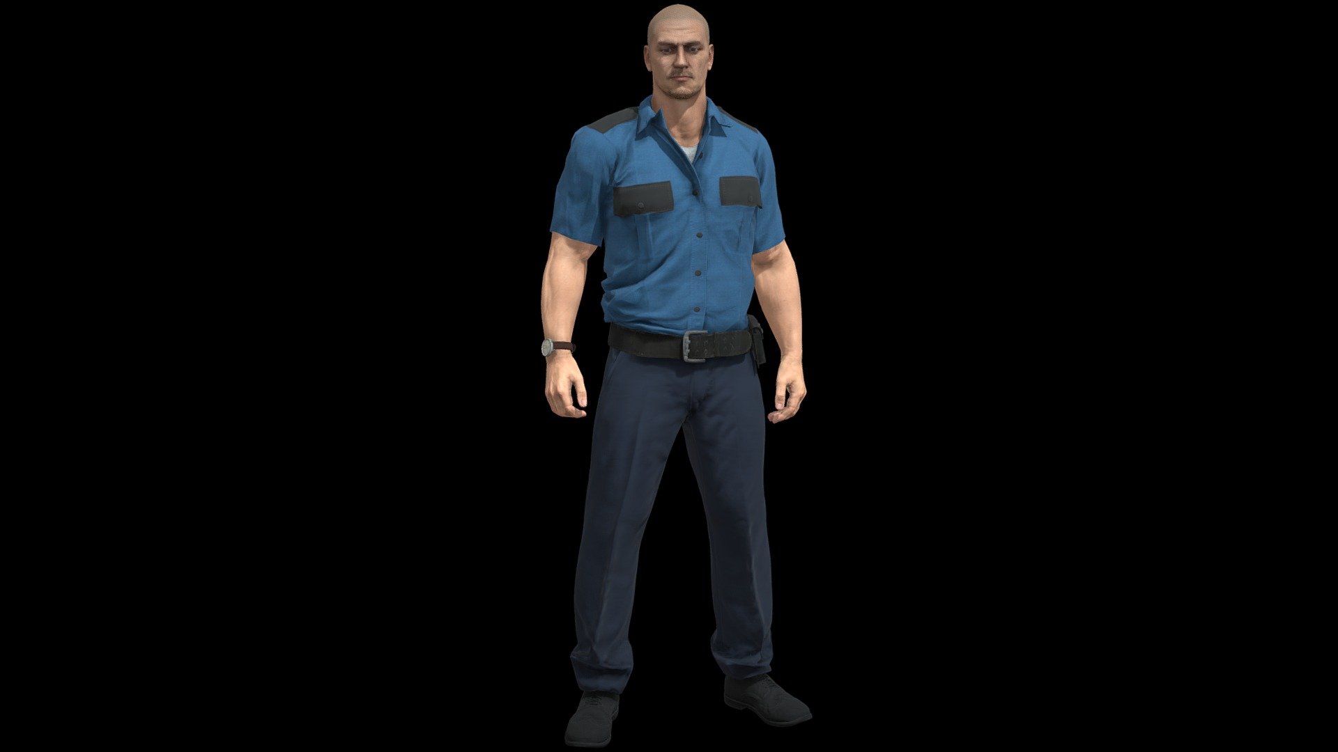 Police 3d model