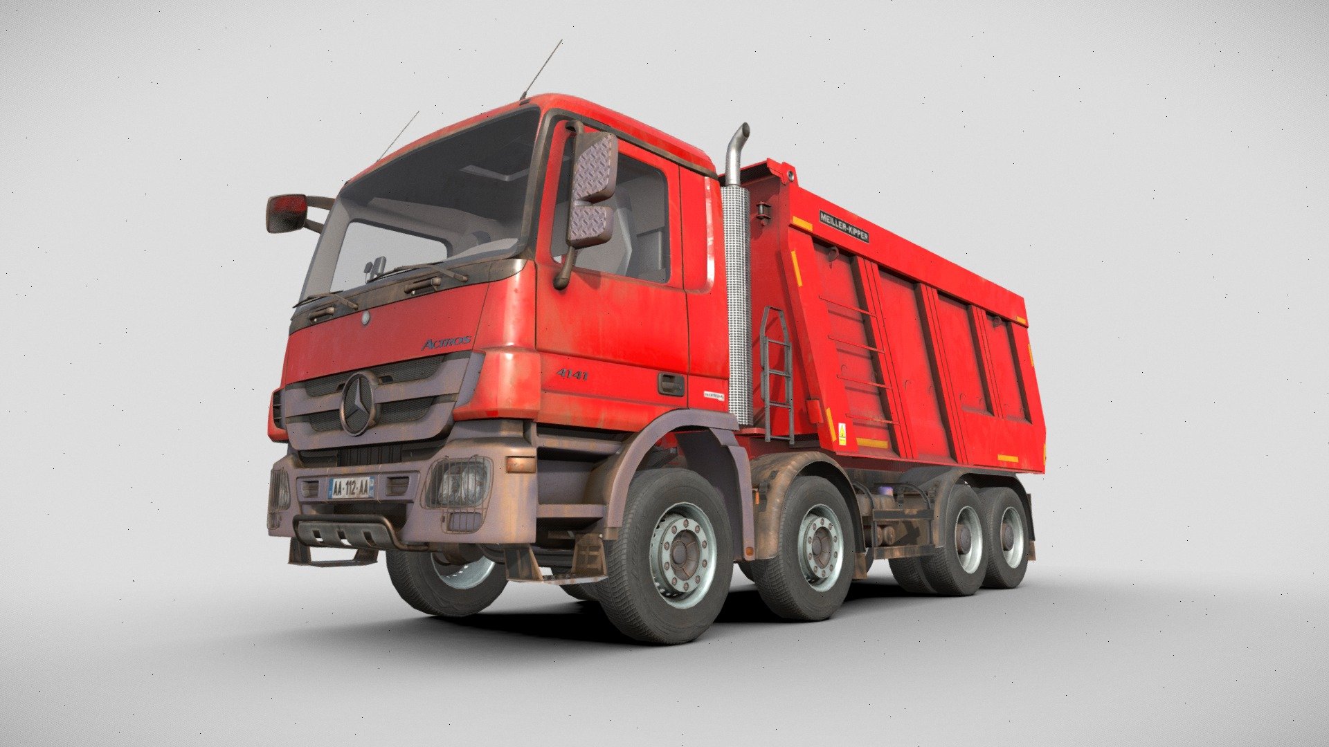 Mercedes Benz Actros MP3 4141 [CLAIM] 3d model