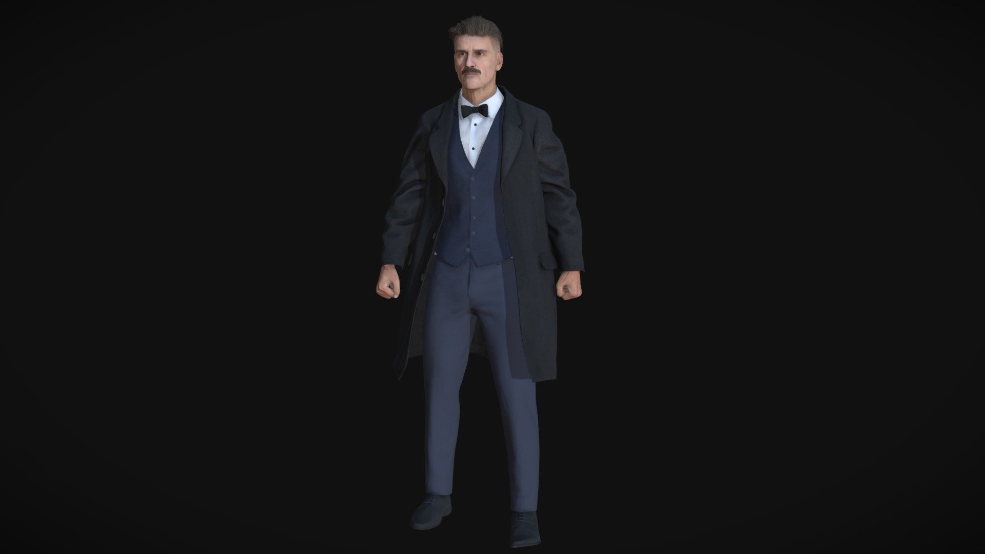 Arthur Shelby (Peaky Blinders) 3d model