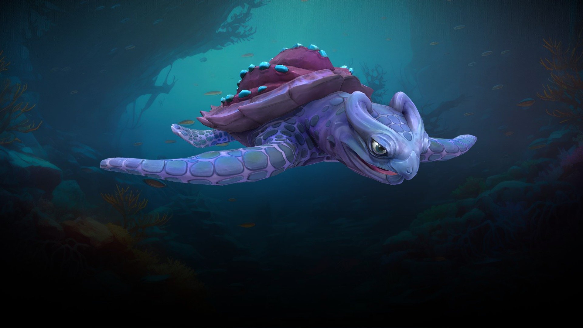 Stylized Sea Turtle 3d model