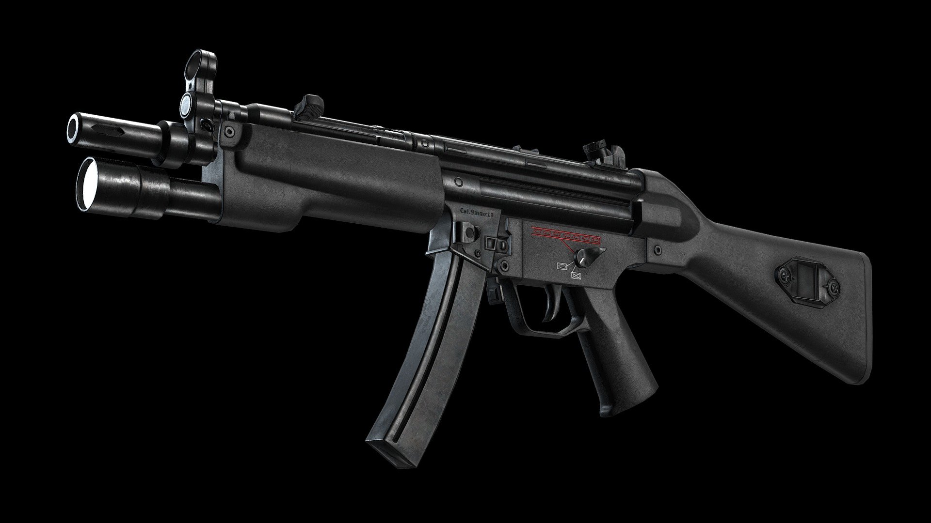 MP5a4 3d model